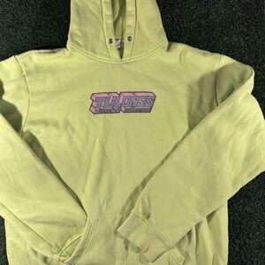 Lime Green Graphic Hoodie